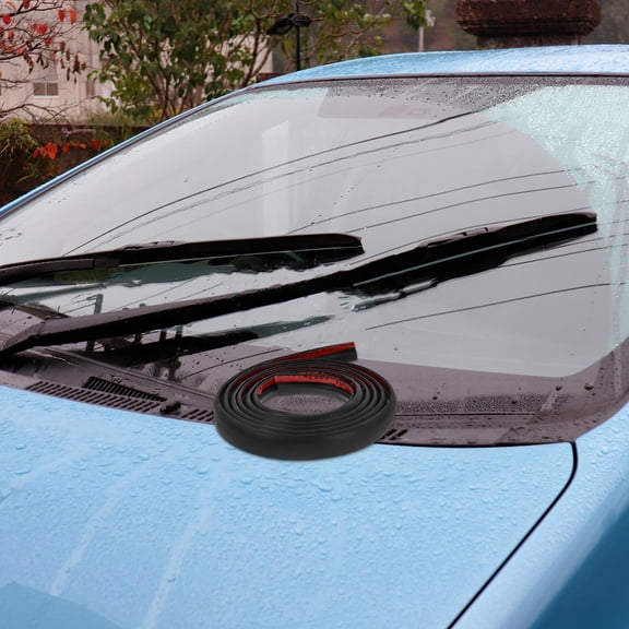 Supvox Automotive Windshield Seal Car Door Trim Black PVC 1Pack