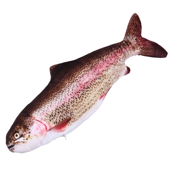 Supvox Electric Moving Toy Fish Teaser Plush 1Pack