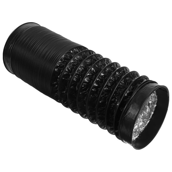 Supvox Thickened Aluminum Dryer Vent Hose Flexible Black Ducting for Clothes Dryer Exhaust