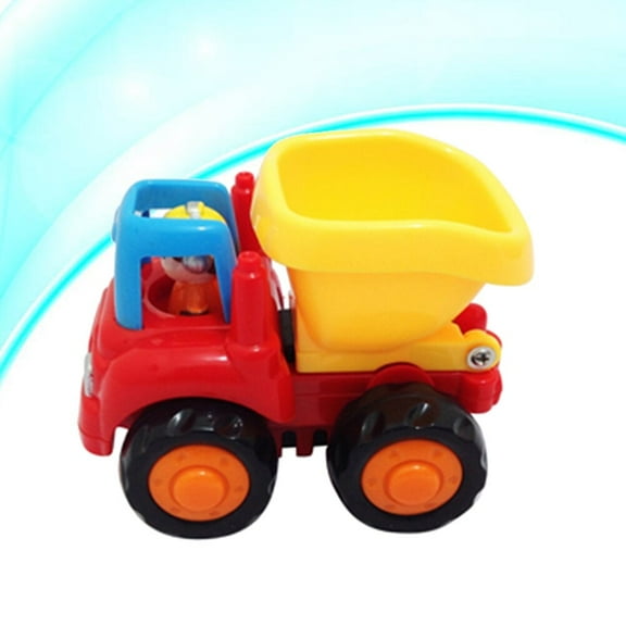 Supvox Friction Construction Trucks Plastic 1Set for Boys and Girls - Perfect Early Education Playtime
