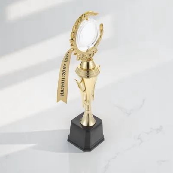 Supvox Funny Trophy Golden Trophy Plastic Award Recognition School Events 1Pack