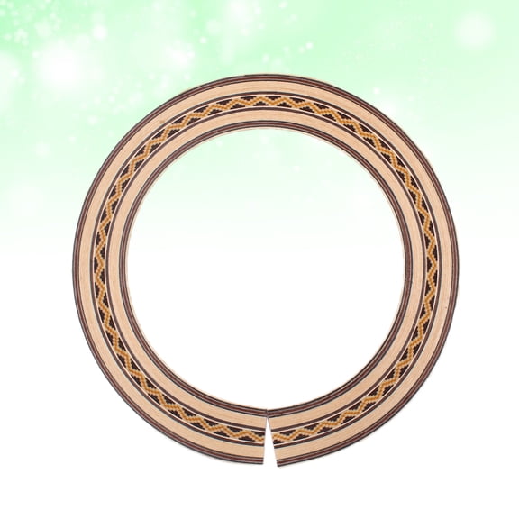 Supvox Brown Wooden Sound Hole Rosette for Acoustic Classical Guitar Durable and Unique