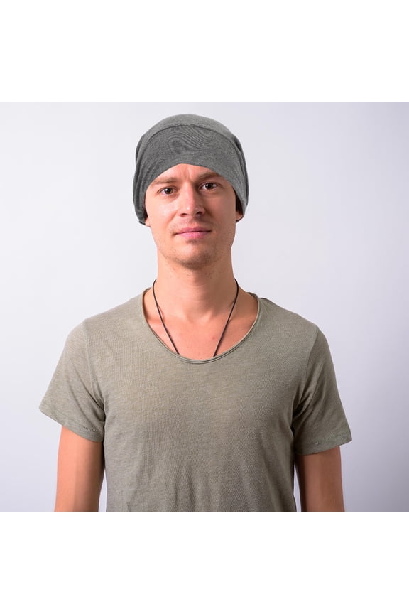 Hair Protection Sleeping Bonnet Dark Grey Cotton 1 PCS for Women