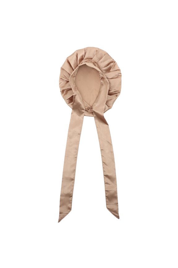 Hair Sleep Bonnet Temperature Regulation for Women Comfortable Khaki 1Pack