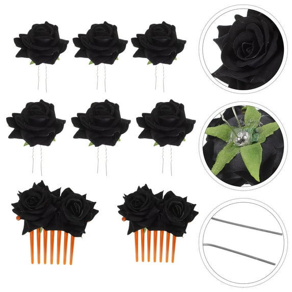 Supvox Side Hair Accessories For Women Iron U Shaped Clip 1 Set 7 5in
