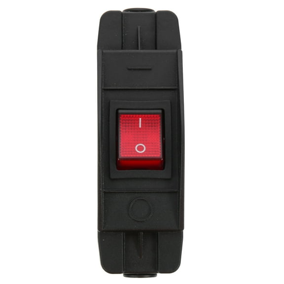 Supvox Electrical Inline Off Rocker Switch for Lamp Repair Kit with Insulated Housing