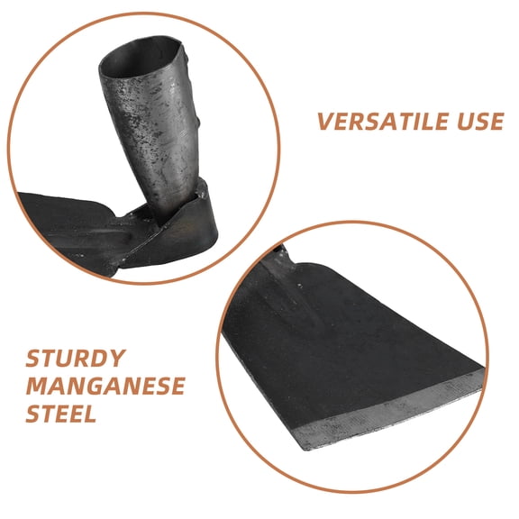 Supvox Manganese Steel Garden Hoe for Effective Weeding and Soil Preparation, Heavy Duty Gardening Tool