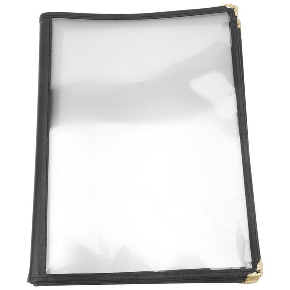 Supvox Assorted Color PVC Menu Cover for Restaurant and Bar Water Resistant Menu Protector
