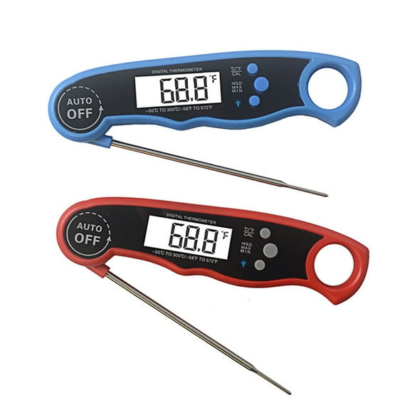 Supvox Accurate Digital Thermometer with Calibration and Foldable Probe for Temperature Measurement
