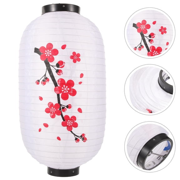 Supvox White Decorative Paper Lantern for Home Decor, Japanese Style, Ideal for Housewarming & Restaurant Ambiance, 1 Piece