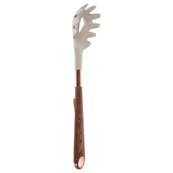 Supvox Silicone Spaghetti Spoon with Drainage Slots, Kitchen Pasta Serving Utensil for Versatile Cooking and Food Serving