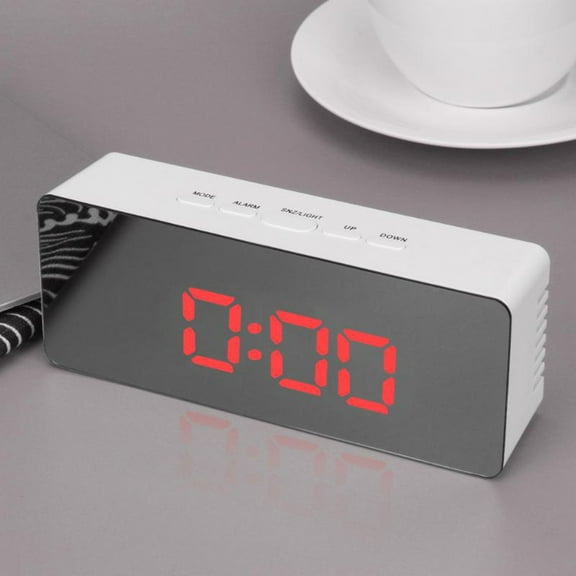 Supvox Multi-Function LED Alarm Clock with Radio Snooze Function and Large Display
