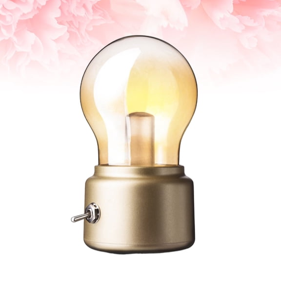 Supvox LED Night Light Bulb Lamp Golden Vintage Style Sleeping Lamp for Living Room