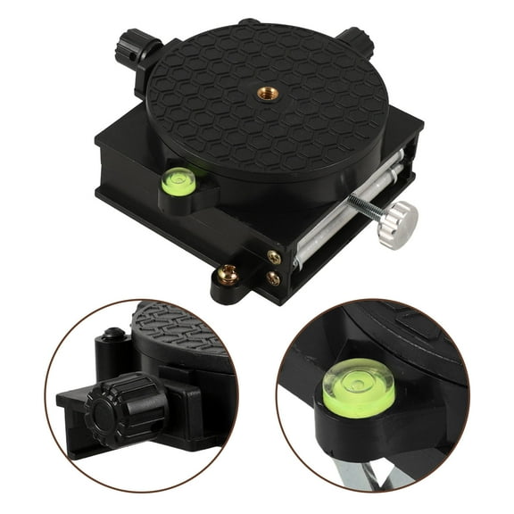 Supvox Adjustable Lift Table Stand Black Metal Laboratory Support Jack