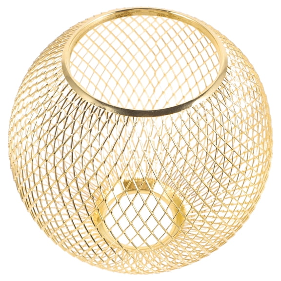 Supvox Golden Metal Lamp Shade with Hollow Out Design for Pendant Ceiling Light Decorative Cover