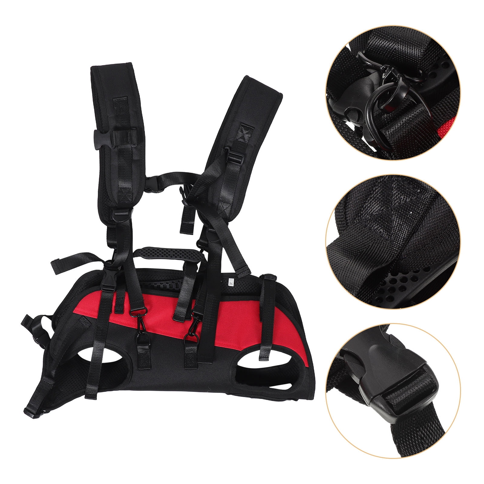 Supvox Lightweight Dog Hiking Backpack with Double Shoulder Straps, Breathable Mesh Design for Outdoor Walking and Adventure Trips