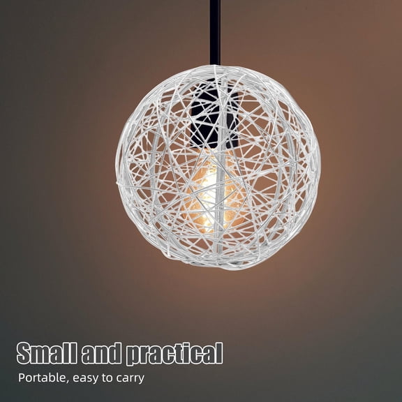 Supvox Light Bulb Covers Metal Vintage Cage Lampshade Indoor Use 1Pack