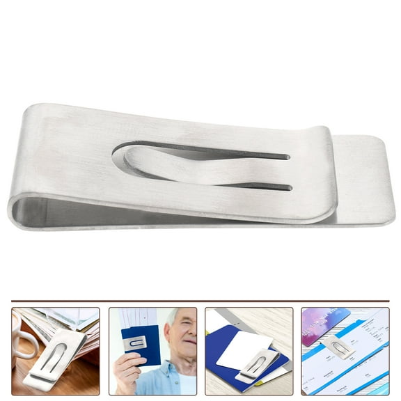 Supvox Premium Titanium Money Clip Secure Cash and Card Storage for Home Use