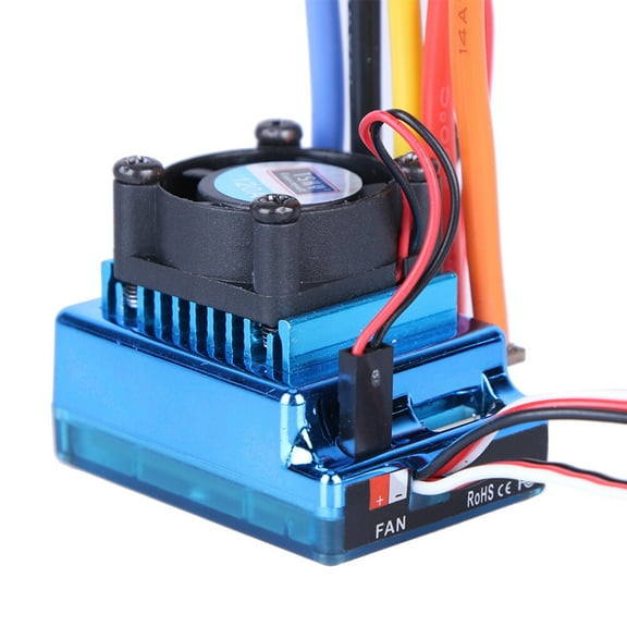Supvox 120A ESC Motor Speed Controller Replacement for RC Car, , High Set