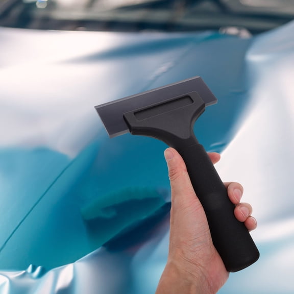 Supvox Black Car Squeegee with Ergonomic Handle for Vehicle Window Tinting, Film Cleaning, and Maintenance