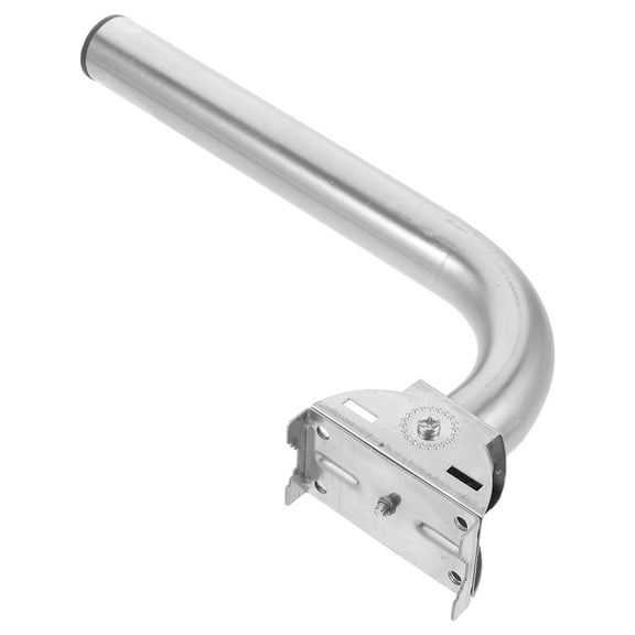 Supvox Universal Adjustable Stainless Steel Antenna Mount Bracket L Shaped Wall Installation