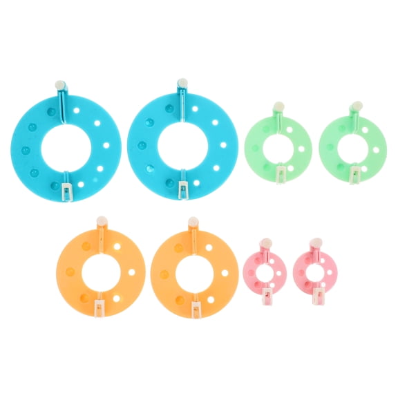 Supvox Pompom Maker Kit 1 Set Plastic Fluff Ball Weaving for Children Activities