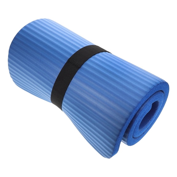 Supvox Versatile Blue Yoga Knee Cushion with Extra Thick Padding and Stable Grip for Yoga and Planks