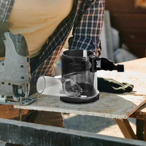 Supvox Aluminum Router Base for Power Tools, Woodworking Trimmer with Dust-Free Feature and High