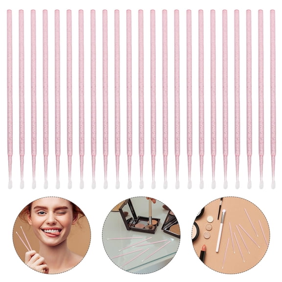 Supvox Precision Cotton Swabs for Eyelash Extensions 100pcs Products with Small Head Design