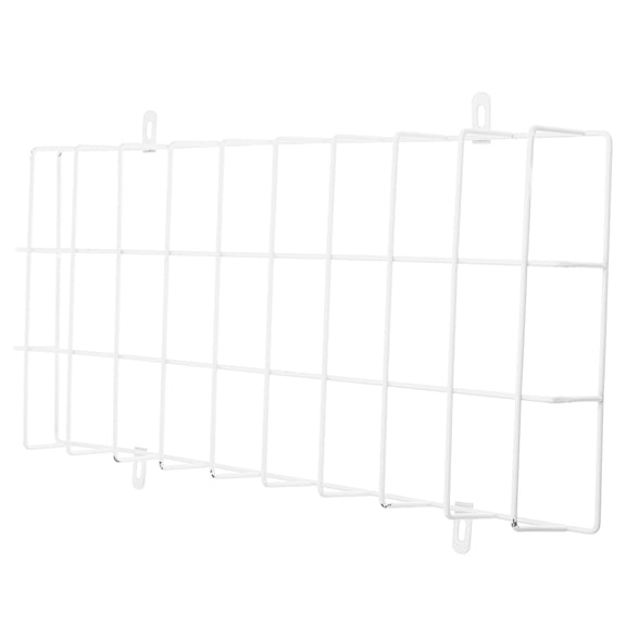 Supvox Exit Sign Protective Guard White Metal Emergency Light Wire Cover 1Pack