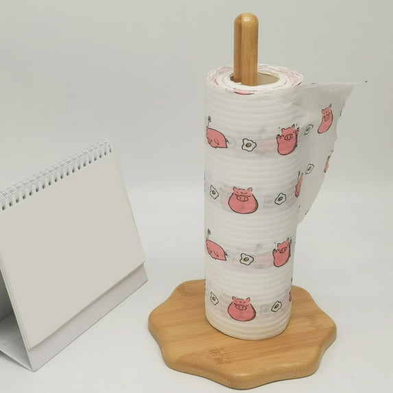 Supvox Roll Paper Stand Light Yellow with Practical Use for Home and Kitchen Decor