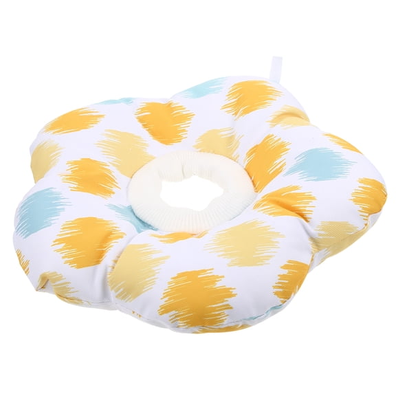 Supvox Yellow Cat Recovery Collar Soft Comfortable Protective Neck Cone for Wound Healing