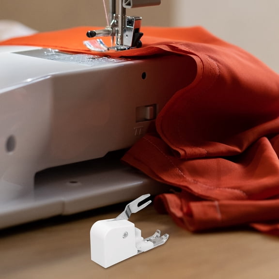 Supvox Sewing Machine Foot Supplies Accessories Metal White 1Pcs Synchronous Fabric Feeding for Beginner Sewers