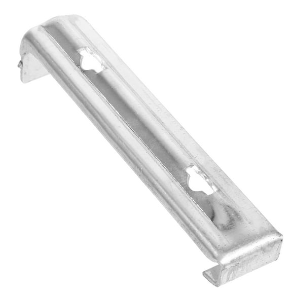 Supvox Plated Silver Aluminum Rain Gutter Rack Heavy Duty Roof Gutter Holder Sturdy Metal Bracket with Slotted Design