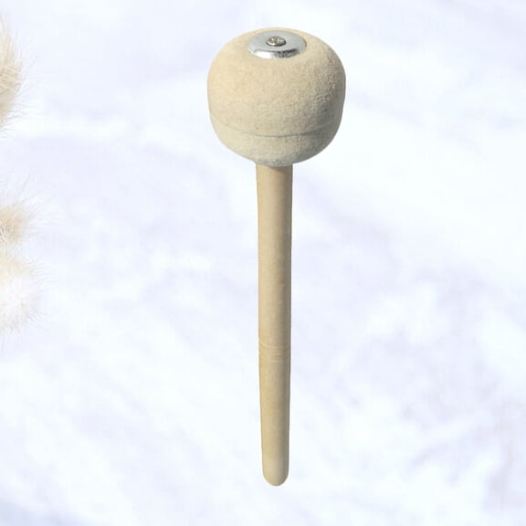 Supvox Hand Drum Percussion Sticks Drum Beater Wood 1Pcs for Practice Use
