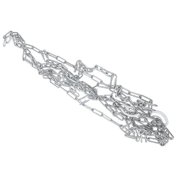 Supvox Steel Snow Tire Chains 1 Set Anti-Skid Vehicle Traction Chains for Winter Driving Safety