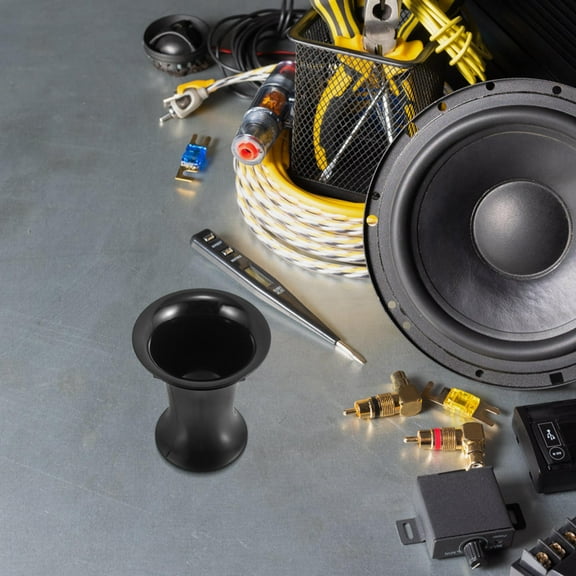 Supvox Speaker Port Tube for Guitar Loudspeaker Cabinet with Precision Audio Guidance in Black
