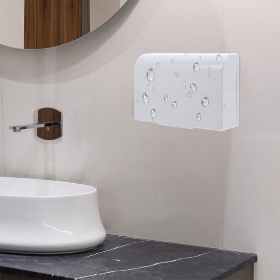 Supvox White Plastic Outdoor Wall Plug Cover - Splash Proof Electrical Outlet Protector for Weather Resistance