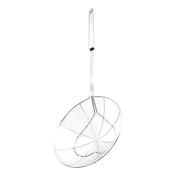 Supvox Stainless Steel Hot Pot Strainer Scoop with Hanging Handle, Oil Filter and Food Serving Mesh Spoon for Kitchen