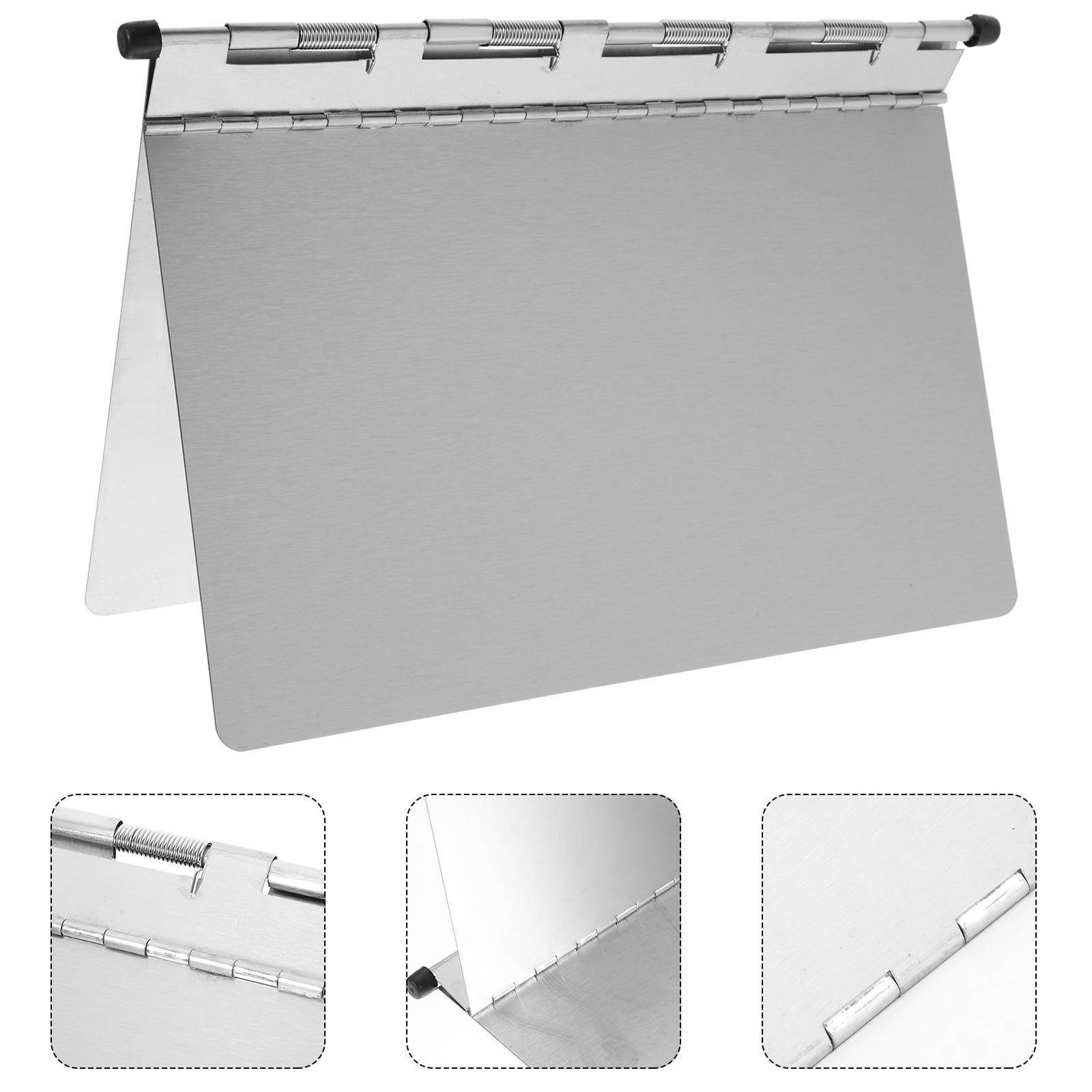 Supvox Stainless Steel Clipboard with Storage Compartment for Documents, Multi-Color Office & School Supplies Organizer