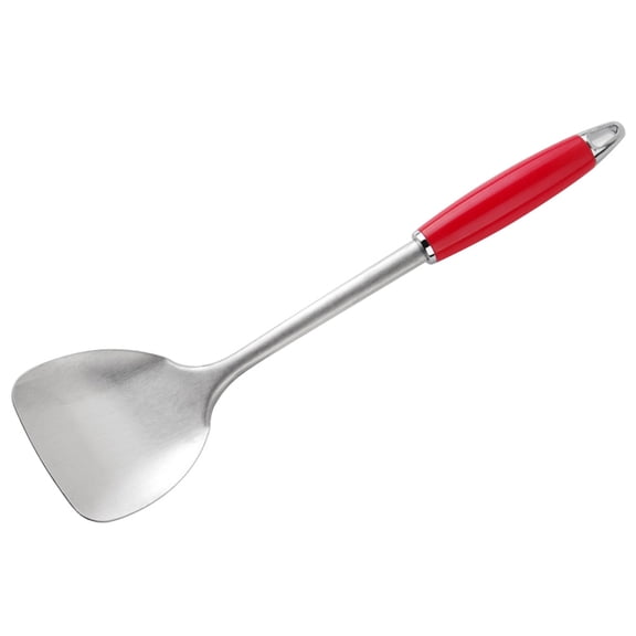 Supvox Kitchen Turner Stainless Steel Cooking Spoon with Heat Proof Handle