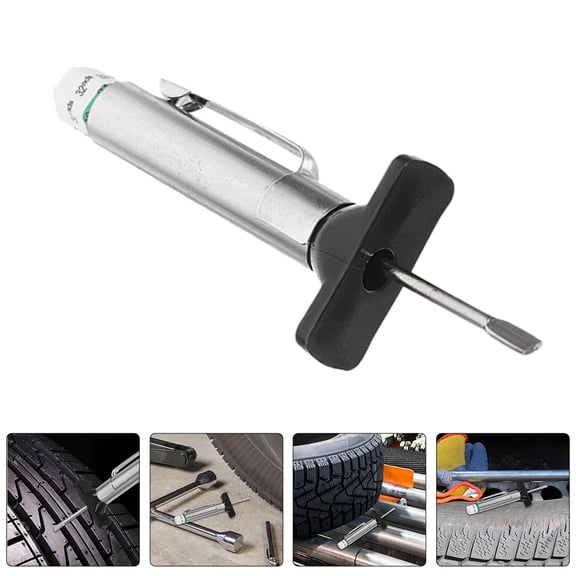Supvox Tire Tread Depth Gauge Set, 4 Pieces Portable Accurate Measurement Tool for Car, Truck, SUV Tires