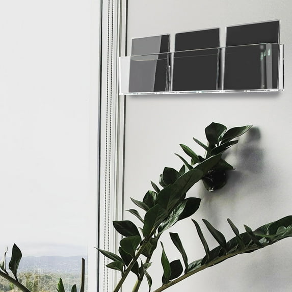 Supvox Cd Storage Tower Cd Stand Rack Transparent 1Pack