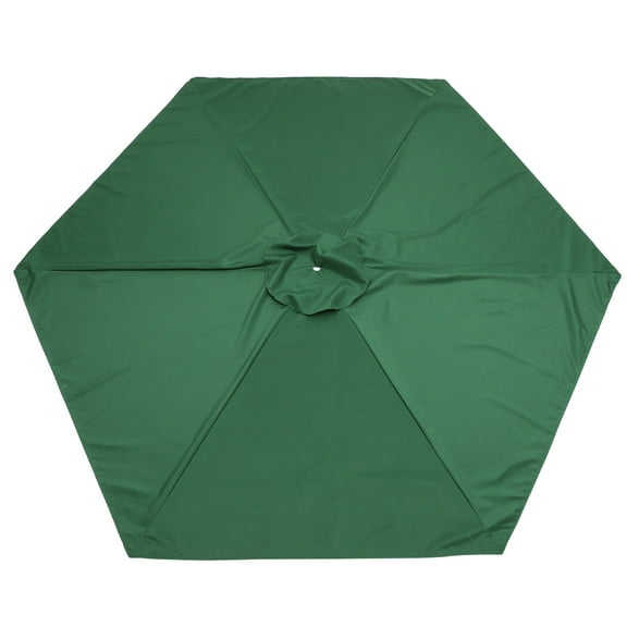 Supvox Rain-Proof and Sun-Resistant Garden Umbrella Canopy in Green Polyester