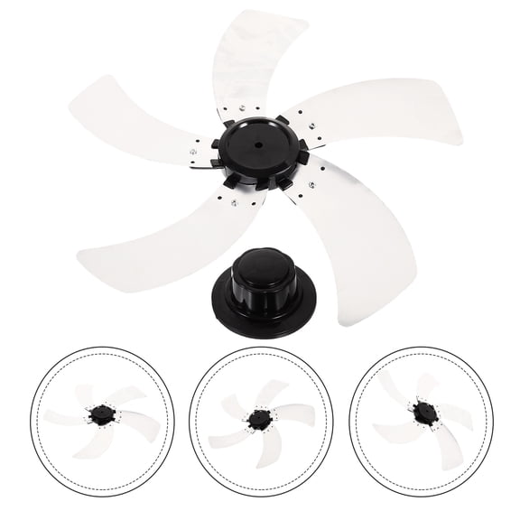 Supvox White Metal Fan Blades Replacement for Pedestal Standing Fans, Quiet , and Easy to Install