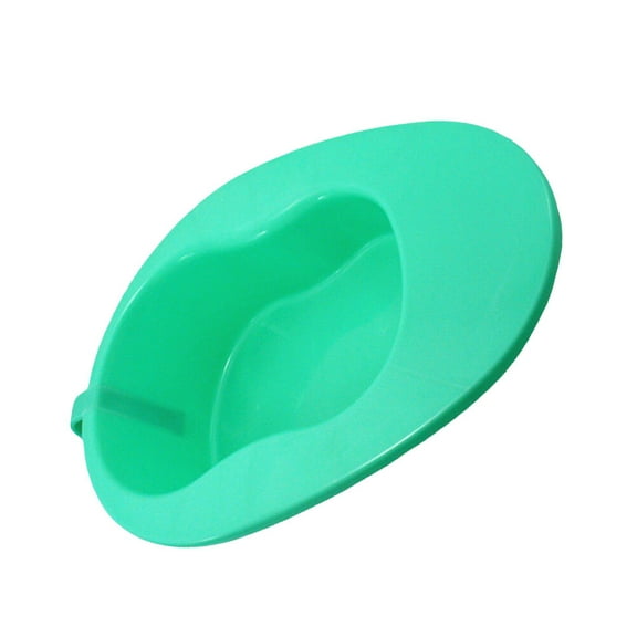 Supvox Bedpan Urinal Bedpan Wide Seat Surface Green Plastic 1Pack