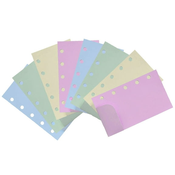 Supvox Pvc Binder Pockets Scrapbook Inserts Assorted Color 2 Bags