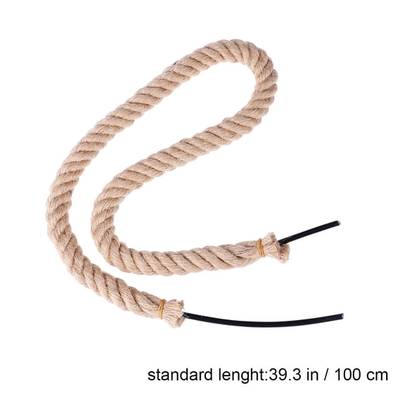 Supvox Beige Hemp Decorative Wire for Lights with Vintage Industrial Charm