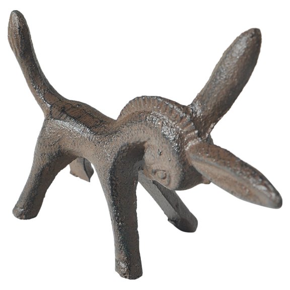 Supvox Iron Animals Figurine Coffee Color Retro Style Desktop Decoration