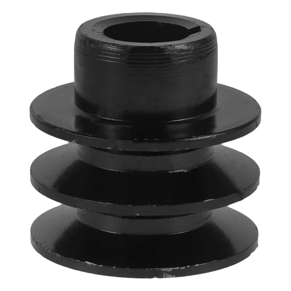 Supvox Cast Iron Mechanical Belt Pulley with Fixed Holes for Stable Power Transmission in Gym Use